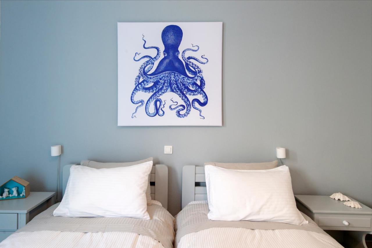Just Blue With Amazing Sea Views In Piso Livadi Villa Ngoại thất bức ảnh