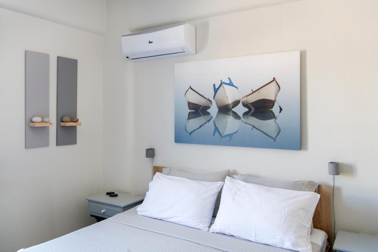 Just Blue With Amazing Sea Views In Piso Livadi Villa Ngoại thất bức ảnh