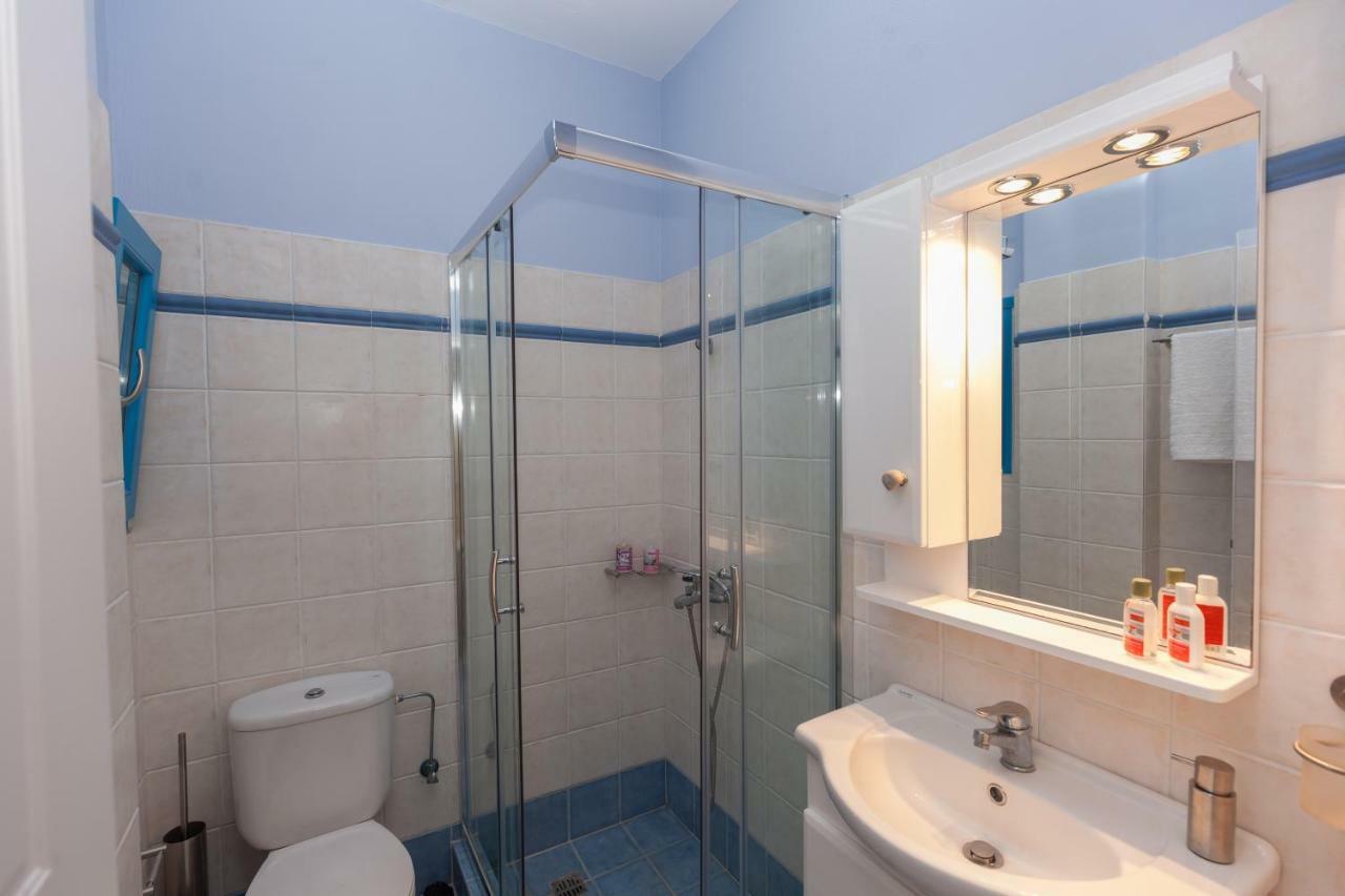 Just Blue With Amazing Sea Views In Piso Livadi Villa Ngoại thất bức ảnh