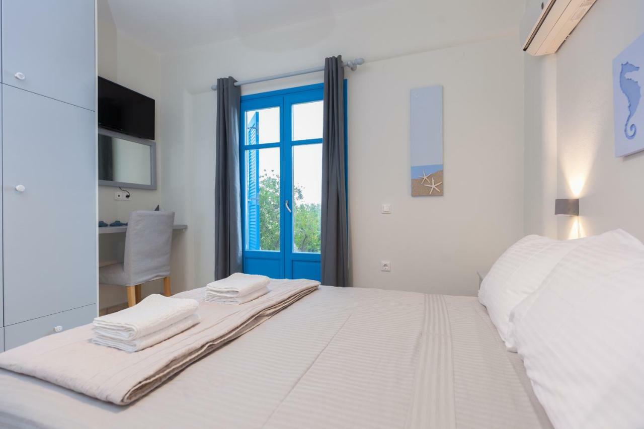 Just Blue With Amazing Sea Views In Piso Livadi Villa Ngoại thất bức ảnh