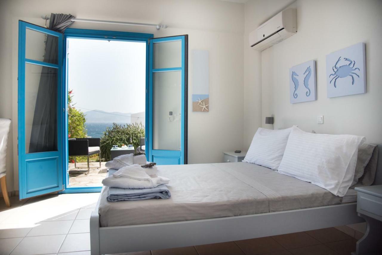 Just Blue With Amazing Sea Views In Piso Livadi Villa Ngoại thất bức ảnh
